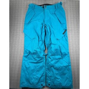 Ride Snowboards‎ Cargo Pants Mens XL Blue Nylon Straight Leg Hiking Sportswear